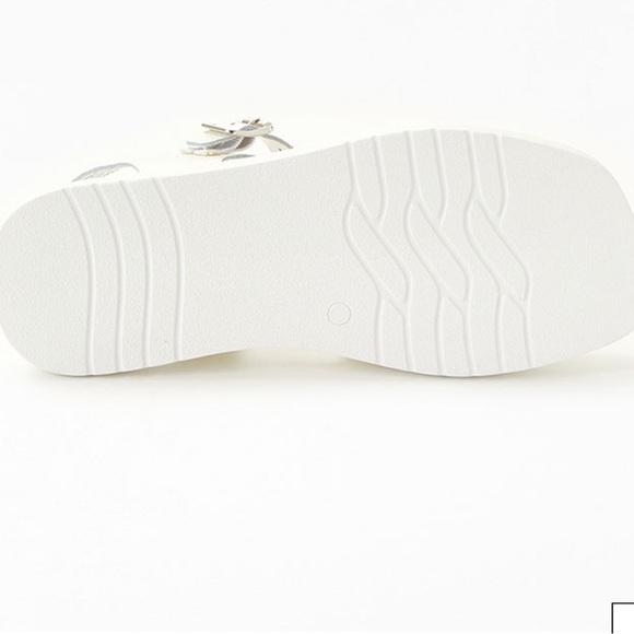 Free People Finn Fisherman Platform Italian Leather Sandals in White/Cream 38 - Picture 8 of 13